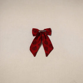 Handmade women’s bow hair clip 66 - handcrafted