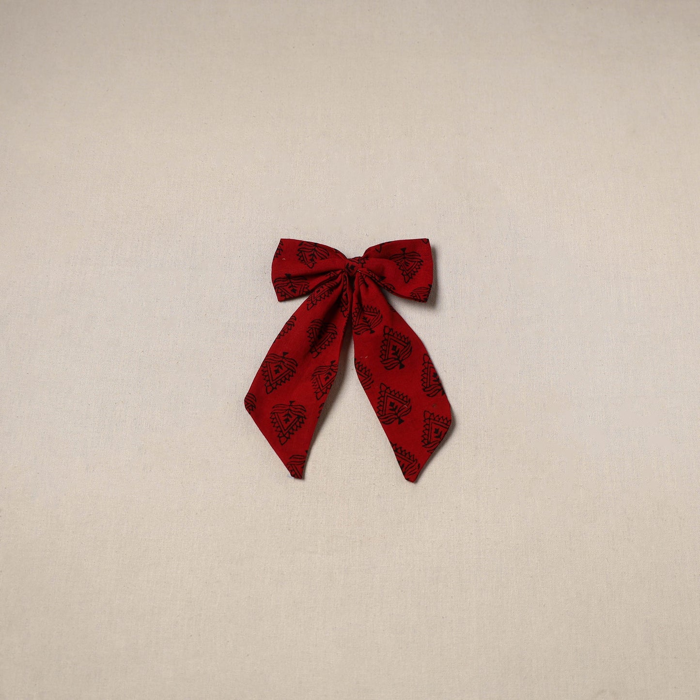 Handmade women’s bow hair clip 66 - handcrafted