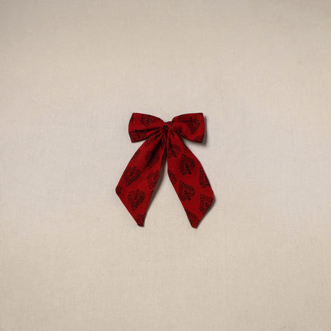 Handmade women’s bow hair clip 66 - handcrafted