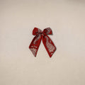 Handmade women’s bow hair clip 67 - handcrafted