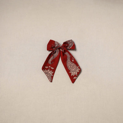 Handmade women’s bow hair clip 67 - handcrafted