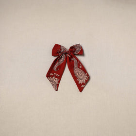 Handmade women’s bow hair clip 67 - handcrafted