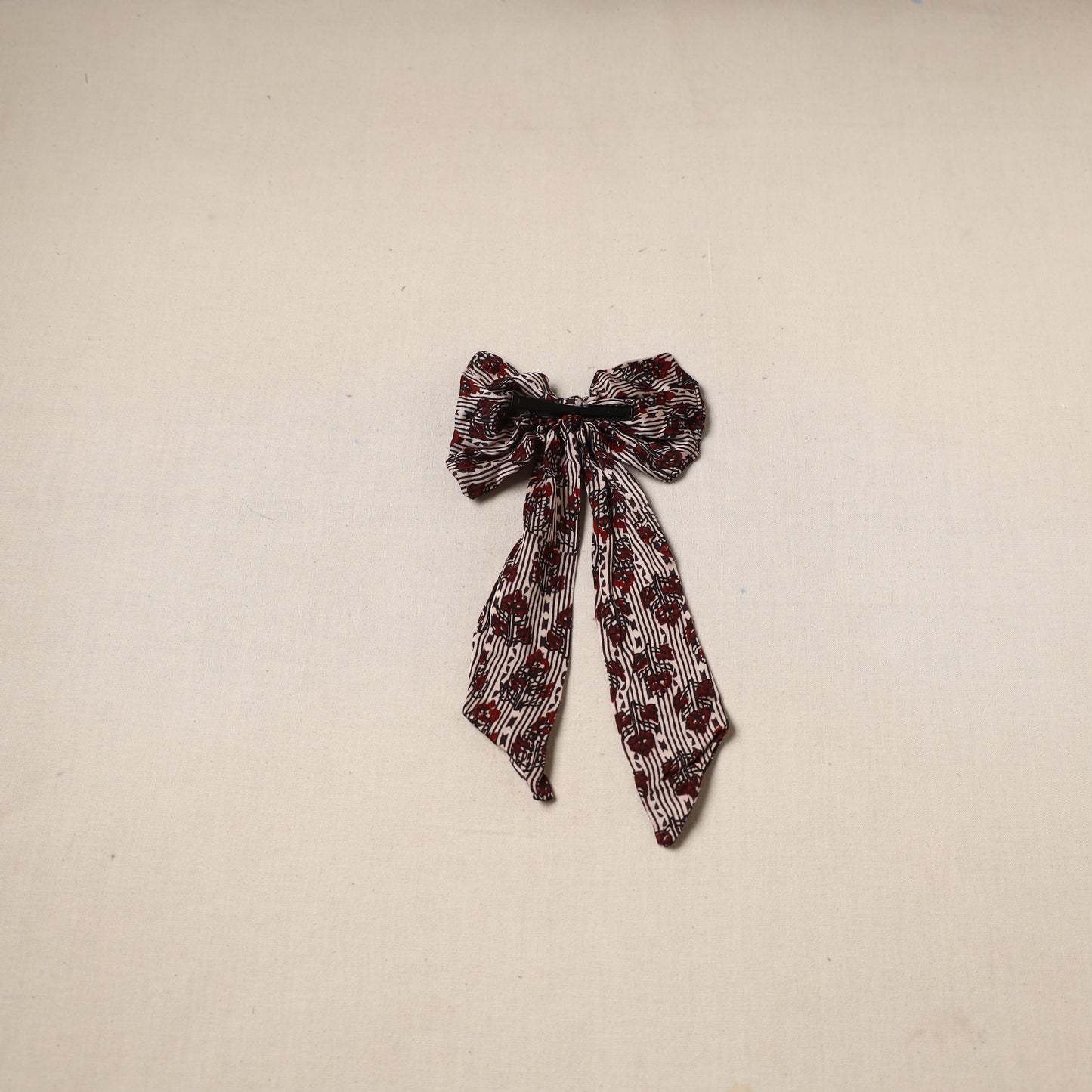 Handmade women’s bow hair clip 71 - handcrafted