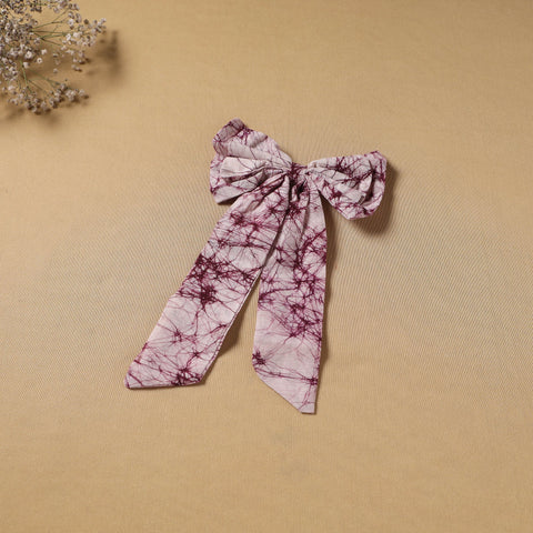Handmade women’s bow hair clip 76 - handcrafted