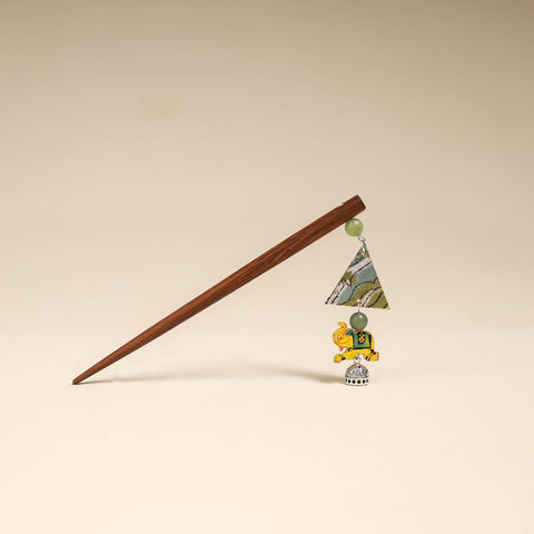 Handmade wooden juda stick 10 - handcrafted