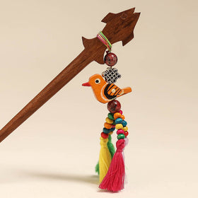 Handmade wooden juda stick 26 - handcrafted