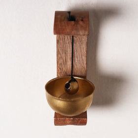 Handmade wooden wind chimes door bell 20 - handcrafted
