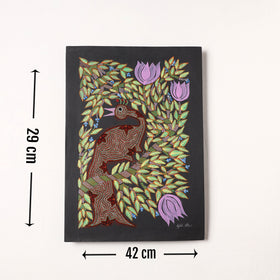  Handpainted Bhil Pithora Painting by Geeta Bariya 