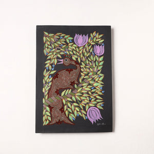  Handpainted Bhil Pithora Painting by Geeta Bariya 