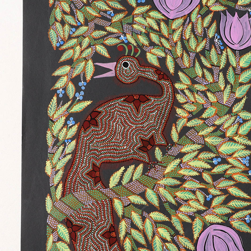  Handpainted Bhil Pithora Painting by Geeta Bariya 