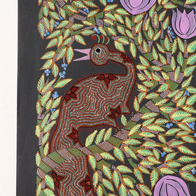  Handpainted Bhil Pithora Painting by Geeta Bariya 