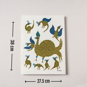  Handpainted Bhil Pithora Painting by Geeta Bariya 