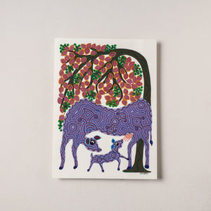  Handpainted Bhil Pithora Painting by Geeta Bariya 