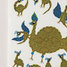  Handpainted Bhil Pithora Painting by Geeta Bariya 