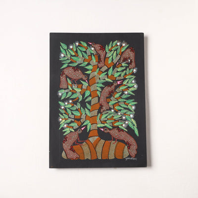  Handpainted Bhil Pithora Painting by Geeta Bariya 