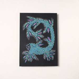  Handpainted Bhil Pithora Painting by Geeta Bariya 