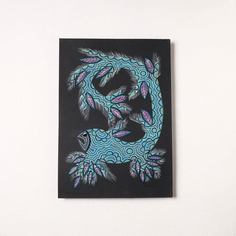  Handpainted Bhil Pithora Painting by Geeta Bariya 