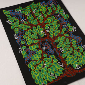  Handpainted Bhil Pithora Painting by Geeta Bariya 