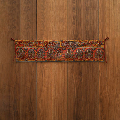 Handpainted kalamkari ashtalakshmi toran (11 x 55 in) 03