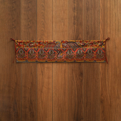 Handpainted kalamkari ashtalakshmi toran (11 x 55 in) 03