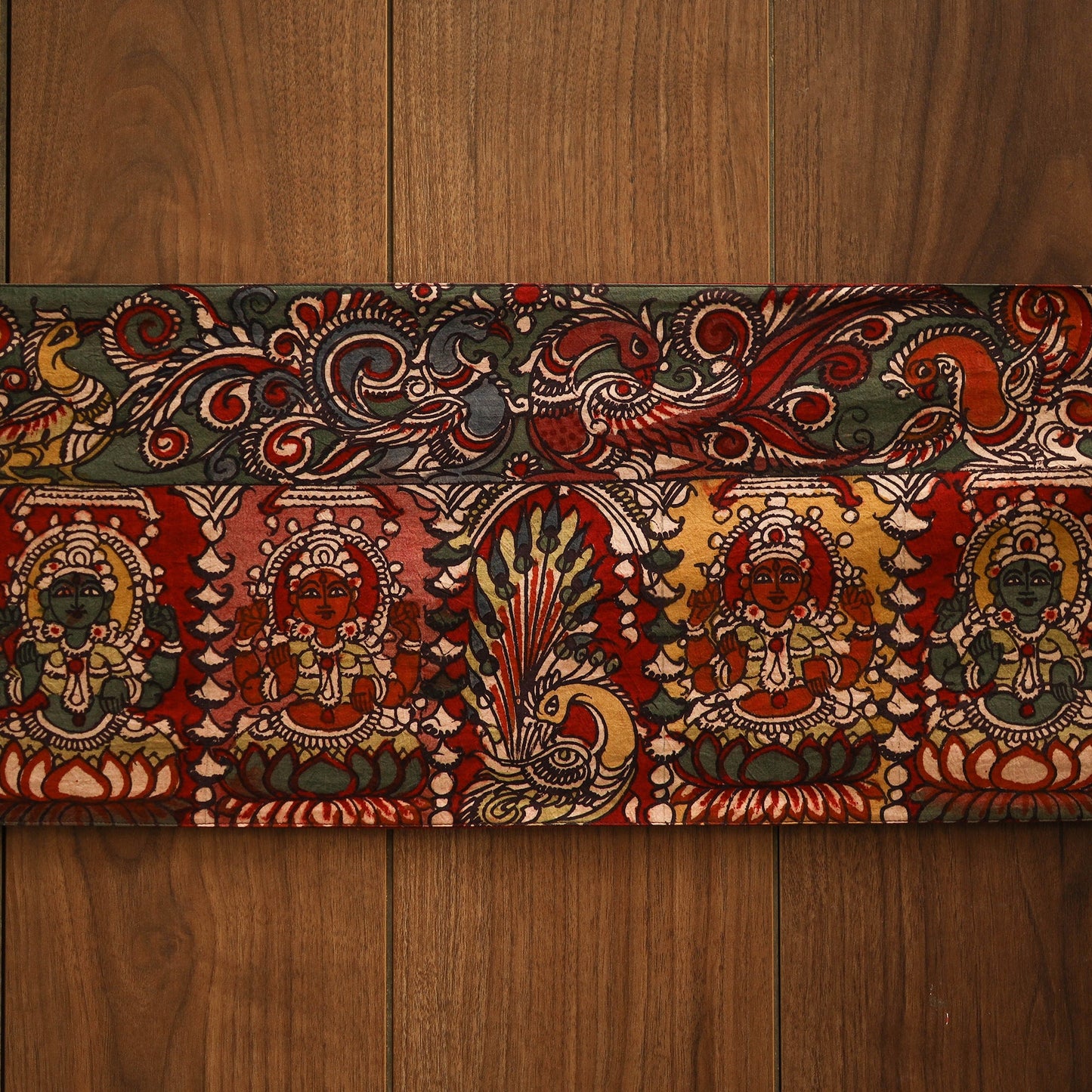 Handpainted kalamkari ashtalakshmi toran (11 x 55 in) 05