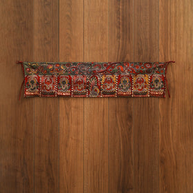 Handpainted kalamkari ashtalakshmi toran (11 x 55 in) 05