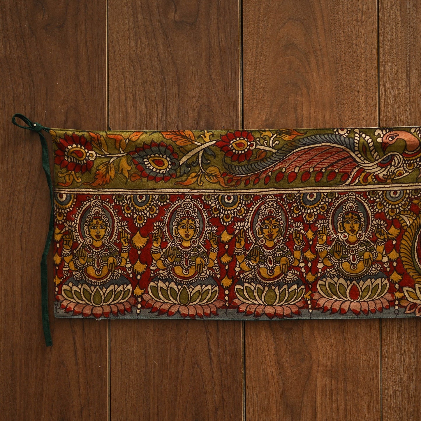 Handpainted kalamkari ashtalakshmi toran (11 x 55 in) 08