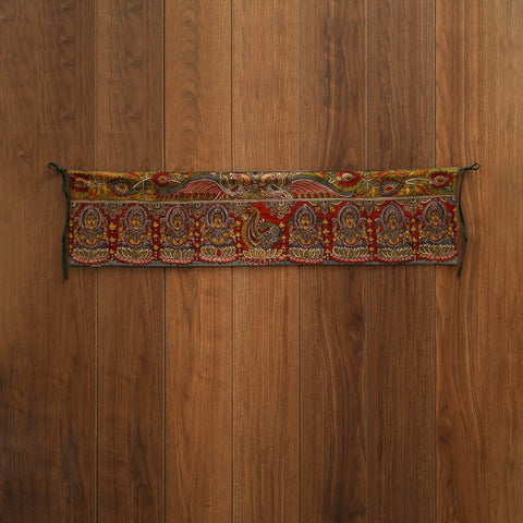 Handpainted kalamkari ashtalakshmi toran (11 x 55 in) 08