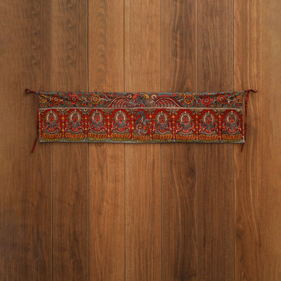 Handpainted kalamkari ashtalakshmi toran (11 x 55 in) 13