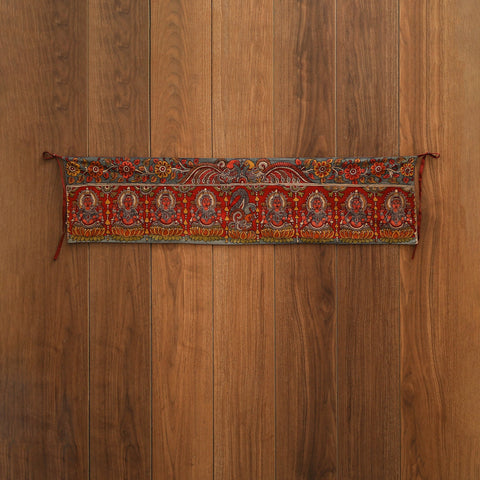 Handpainted kalamkari ashtalakshmi toran (11 x 55 in) 13