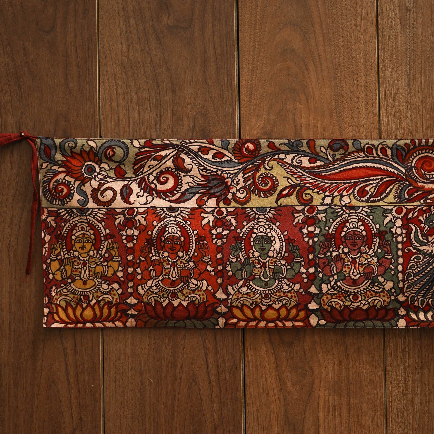 Handpainted kalamkari ashtalakshmi toran (11 x 55 in) 15