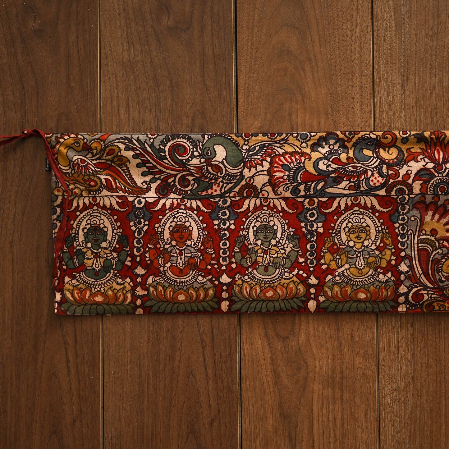 Handpainted kalamkari ashtalakshmi toran (11 x 55 in) 16
