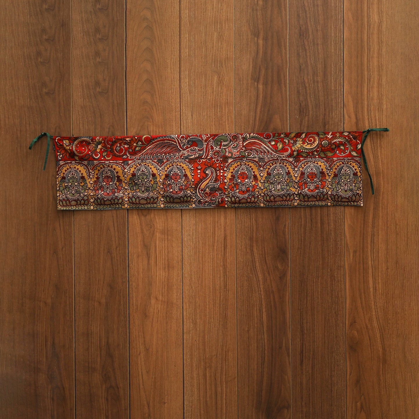 Handpainted kalamkari ashtalakshmi toran (11 x 55 in) 25