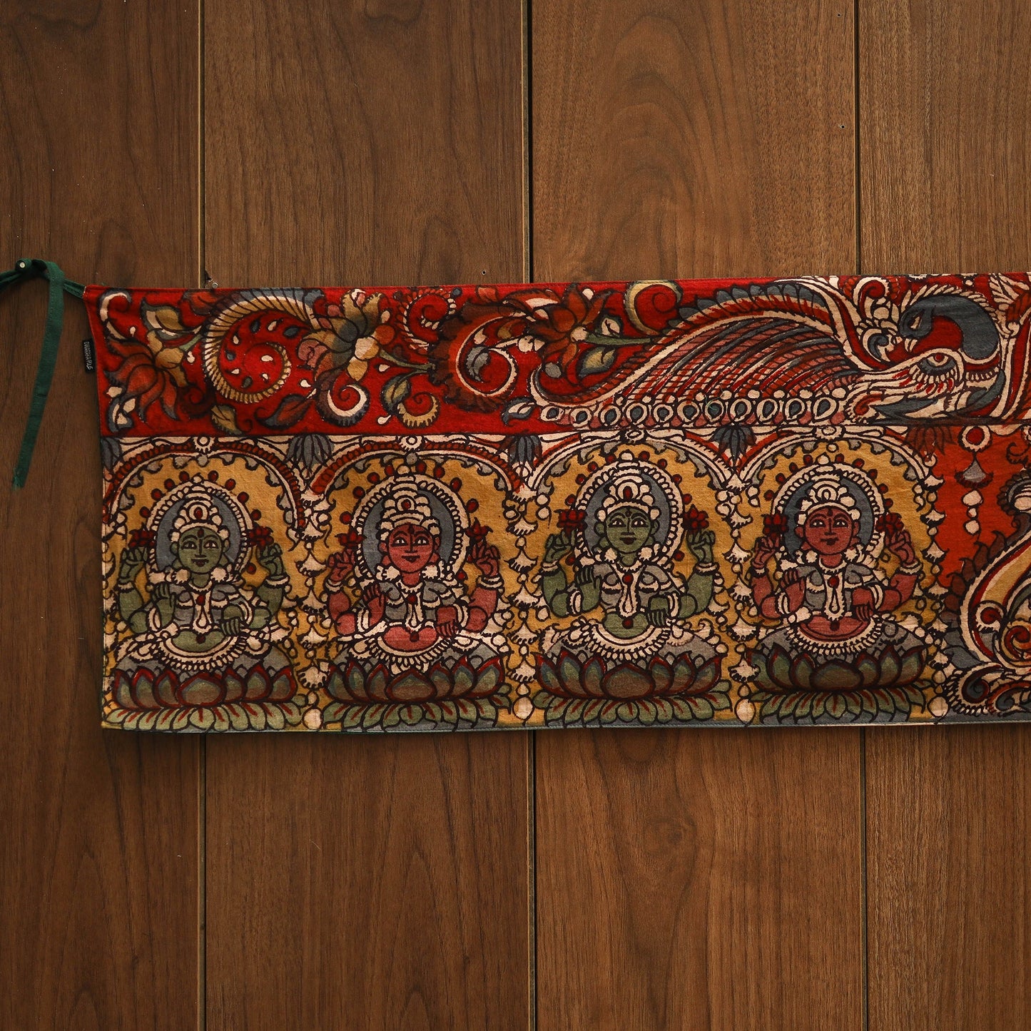 Handpainted kalamkari ashtalakshmi toran (11 x 55 in) 25