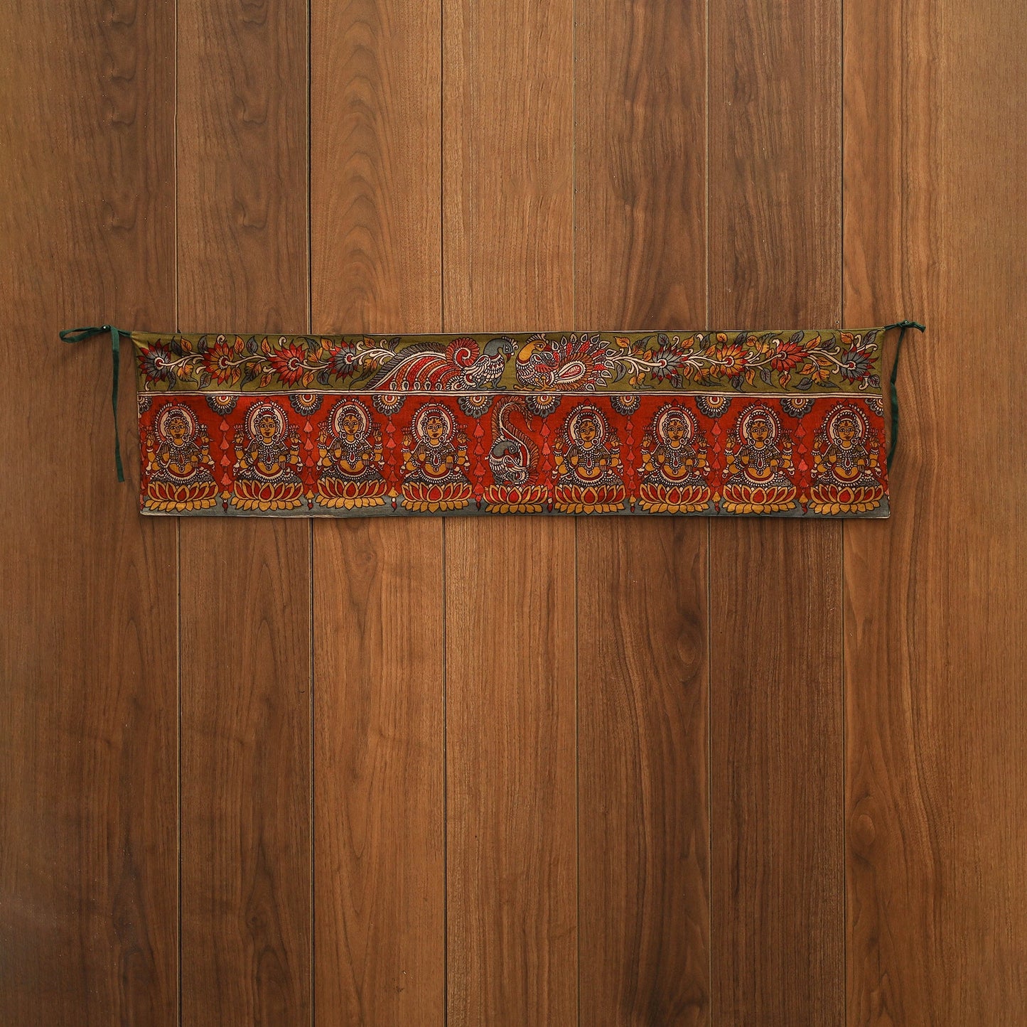 Handpainted kalamkari ashtalakshmi toran (11 x 55 in) 26