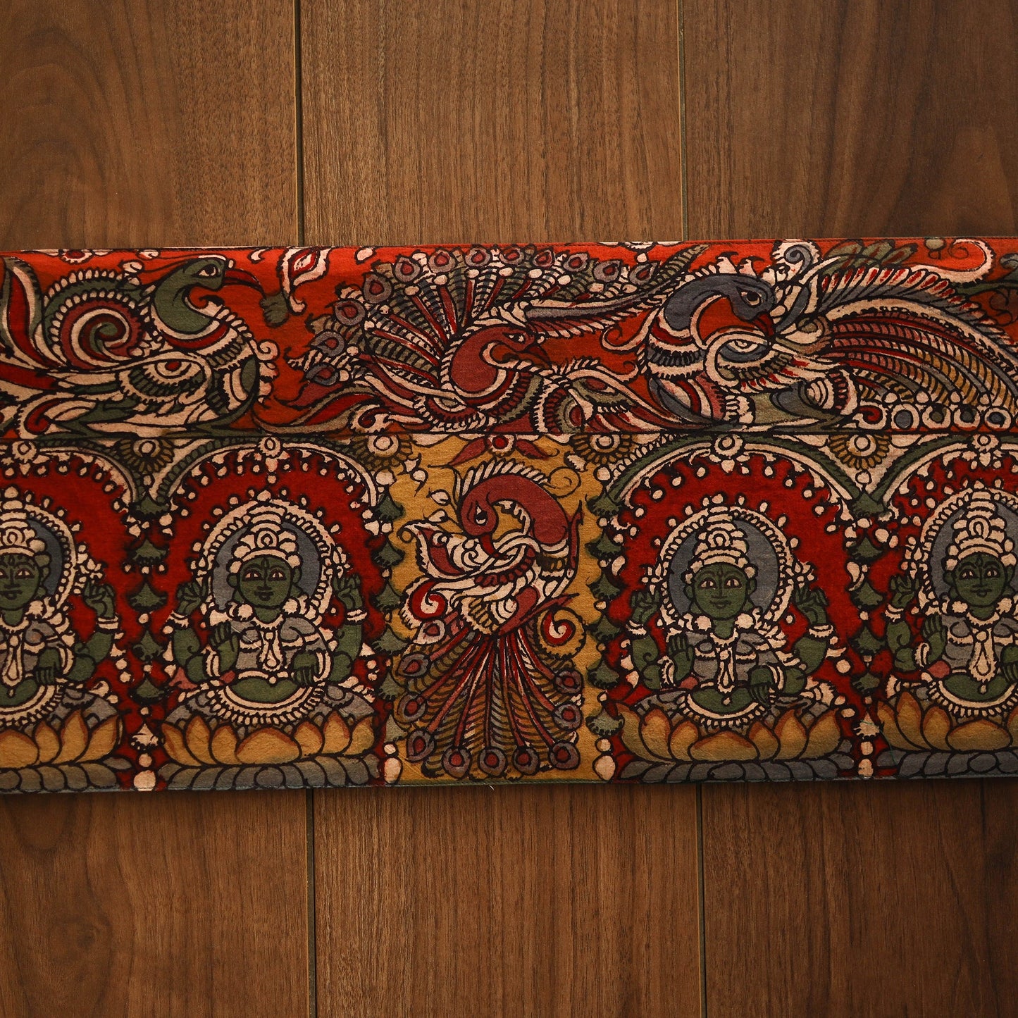 Handpainted kalamkari ashtalakshmi toran (11 x 55 in) 31