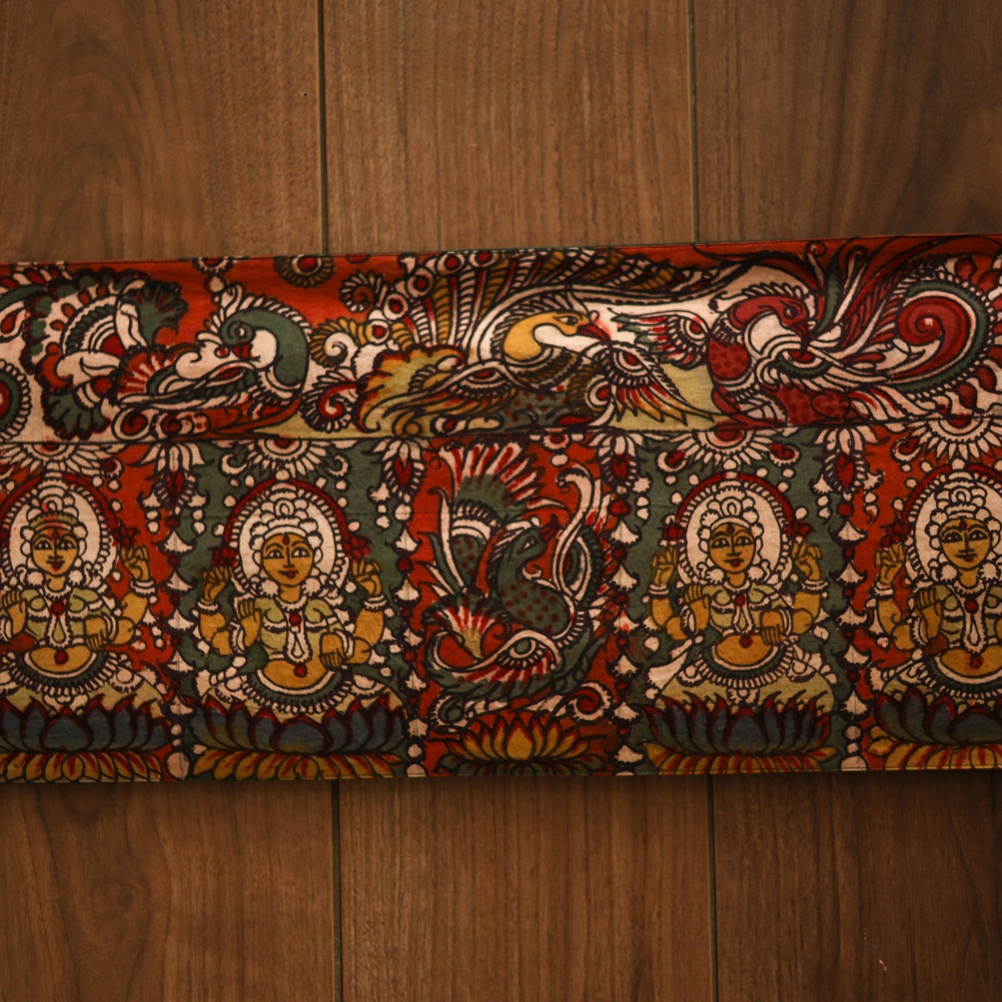 Handpainted kalamkari ashtalakshmi toran (11 x 55 in) 34