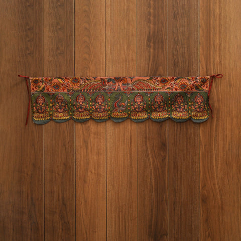 Handpainted kalamkari ashtalakshmi toran (11 x 55 in) 41