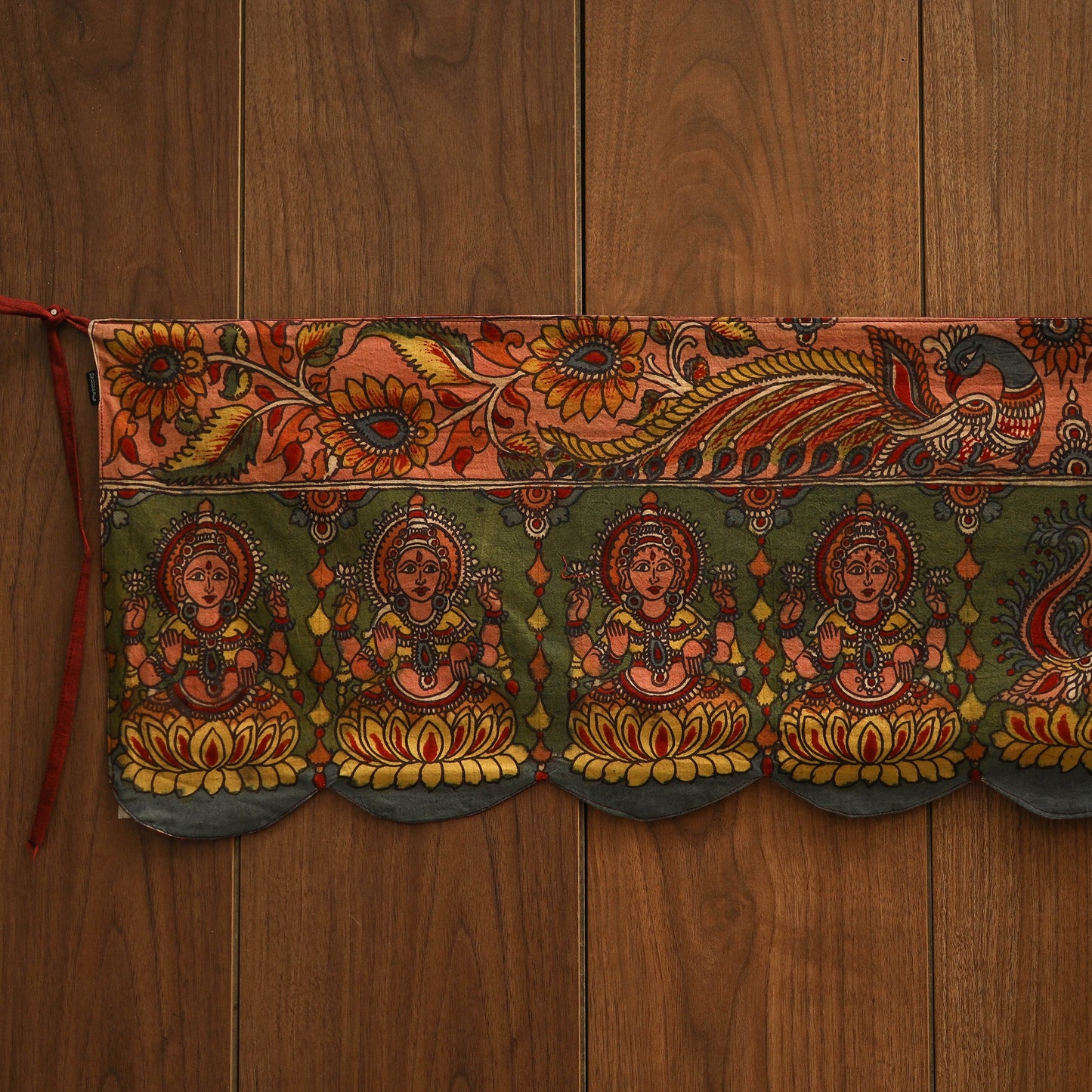 Handpainted kalamkari ashtalakshmi toran (11 x 55 in) 41