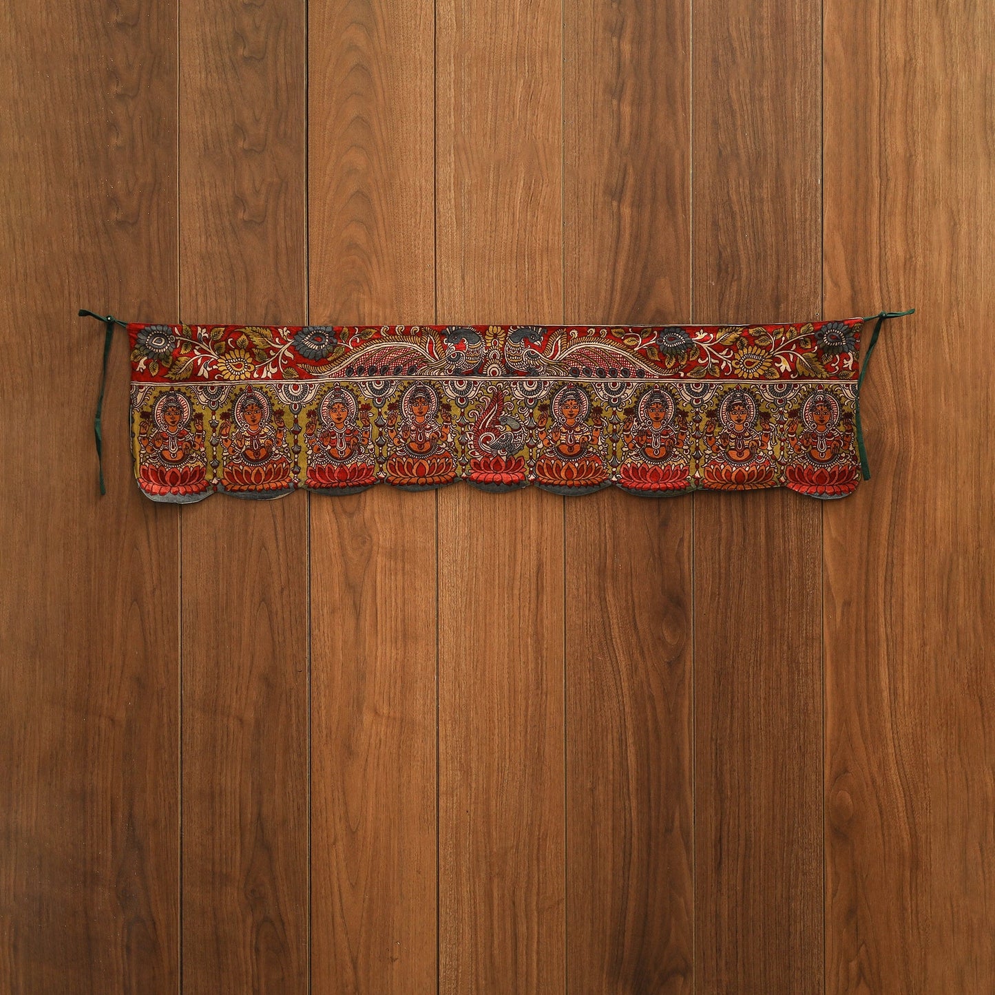 Handpainted kalamkari ashtalakshmi toran (11 x 55 in) 44