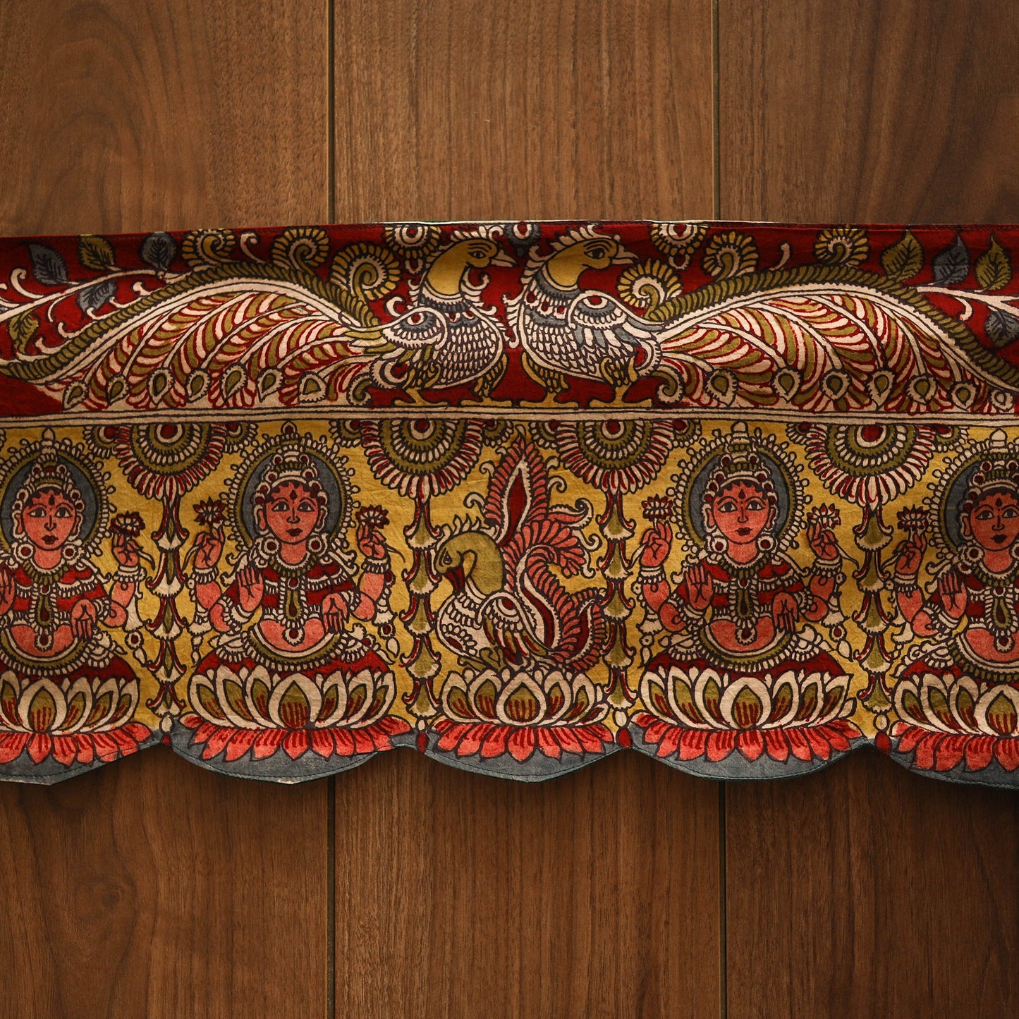 Handpainted kalamkari ashtalakshmi toran (11 x 55 in) 46