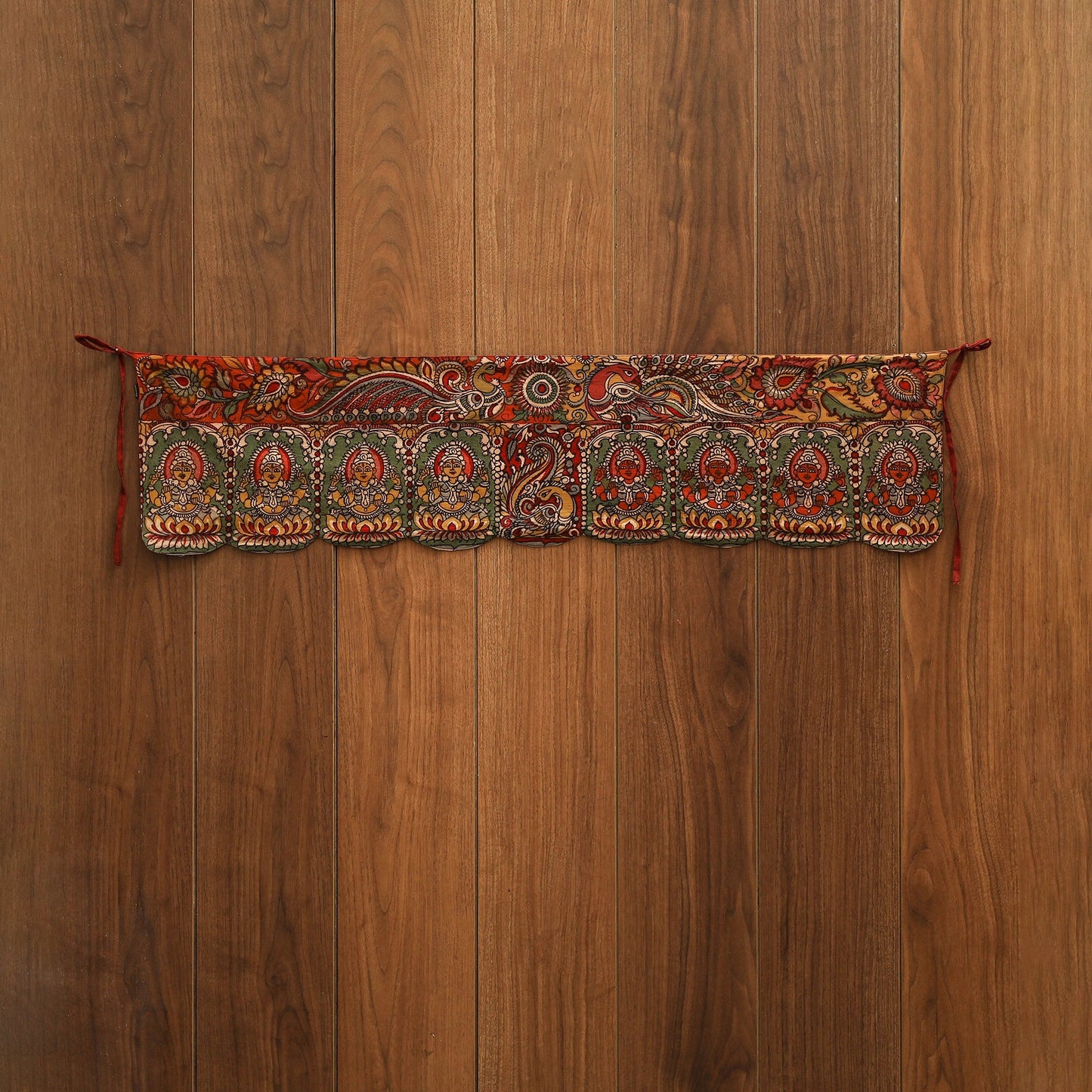 Handpainted kalamkari ashtalakshmi toran (11 x 55 in) 50