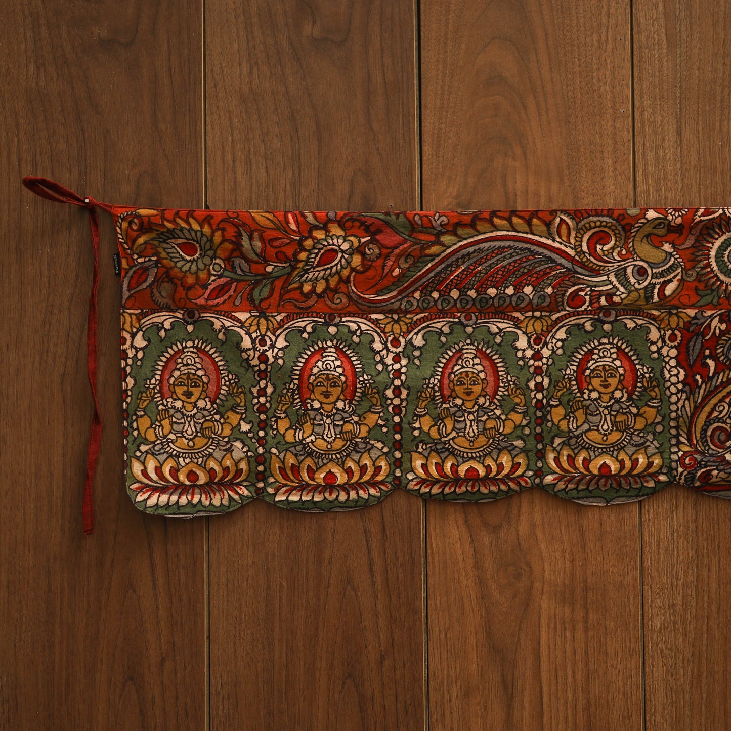 Handpainted kalamkari ashtalakshmi toran (11 x 55 in) 50