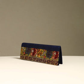 Handpainted kalamkari natural dyed ghicha silk clutch