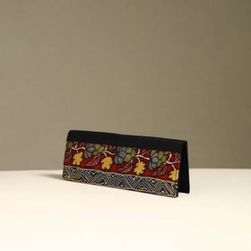 Handpainted kalamkari natural dyed ghicha silk clutch