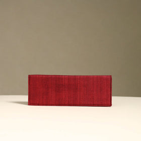 Handpainted kalamkari natural dyed ghicha silk clutch
