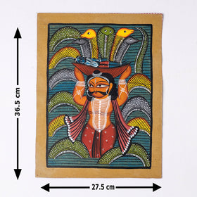  Handpainted Kalighat Painting by Laltu Chitrakar 