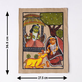  Handpainted Kalighat Painting by Laltu Chitrakar 