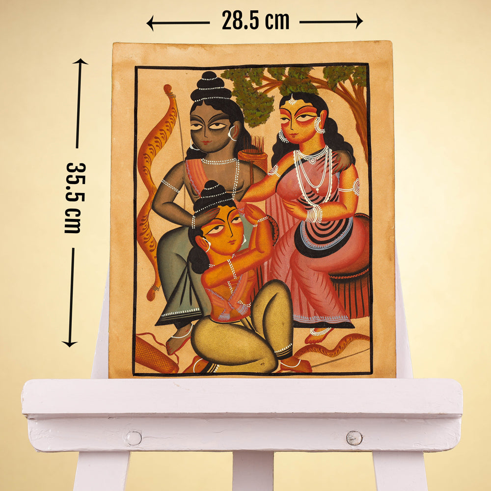  Traditional Kalighat Painting by Laltu Chitrakar Online in India at iTokri.com 