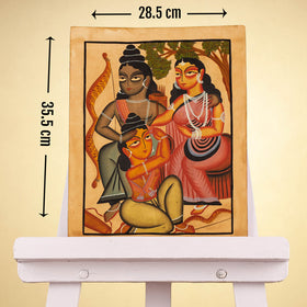  Traditional Kalighat Painting by Laltu Chitrakar Online in India at iTokri.com 